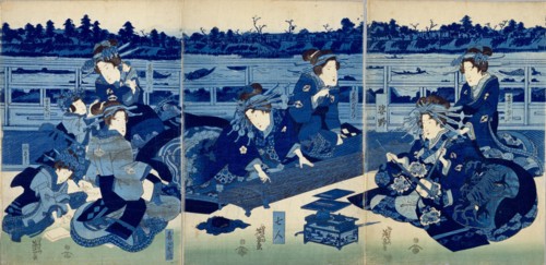 Karitaku no yujo, 1835. Private Collection.