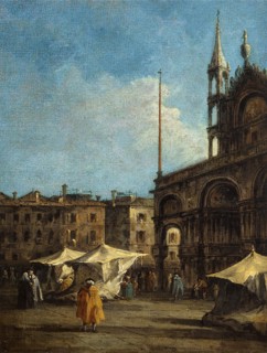 View of Piazza San Marco in Venice, c.1760.