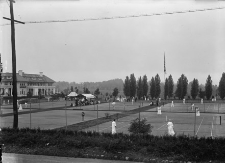 Columbia Country Club - Tennis Courts, 1917.