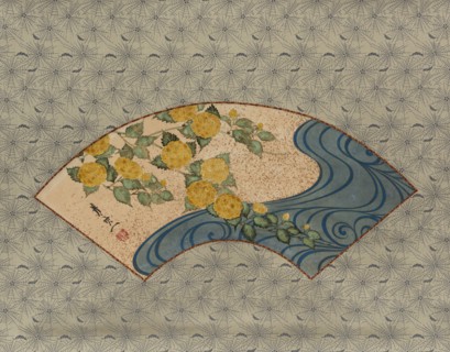 Japanese kerria and waterways, 19th century.
