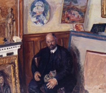 Portrait d'Ambroise Vollard au chat, c.1924.