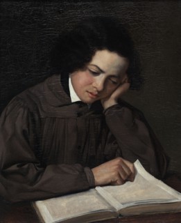 Portrait thought to be François-Victor Hugo.