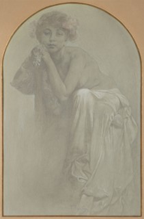 Sitting Half Nude, 1929. Private Collection.