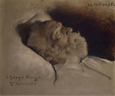 Victor Hugo sur son lit de mort, 22–05–1885.