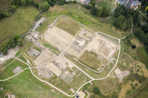 Vindolanda Roman fort, Northumberland, 2018.