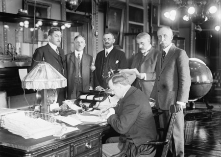 War Council, 1917.  Creator: Harris & Ewing.