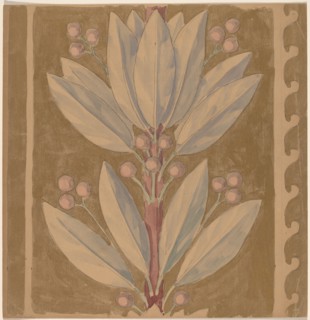 Study for a Border Design [recto], 1890/1897.