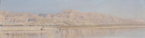 The Nile - Luxor (Mountains of Thebes), 1891.