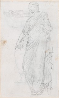 Woman in Toga [verso], probably c. 1754/1765.