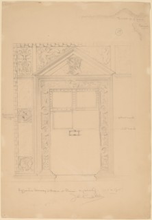 Byzantine Doorway with Duomo, Rimini, c. 1898.