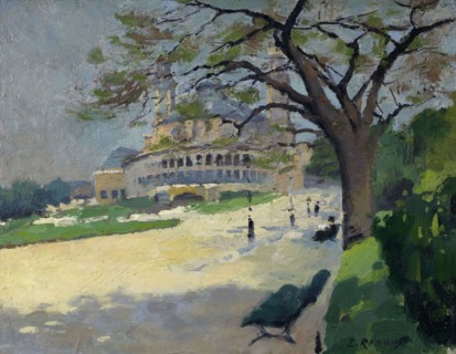 Le Palais du Trocadéro vu des jardins, c.1910.