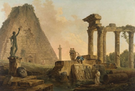 Ruines romaines, 1776. Creator: Hubert Robert.