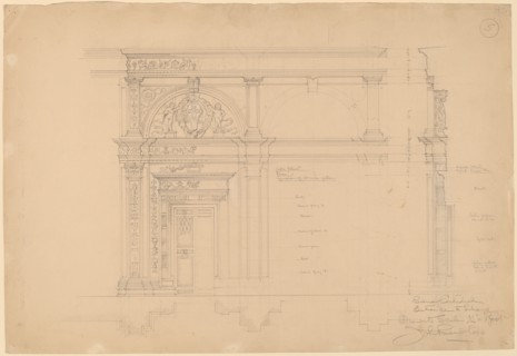 Siena Cathedral, Entrance to Library, c. 1896.