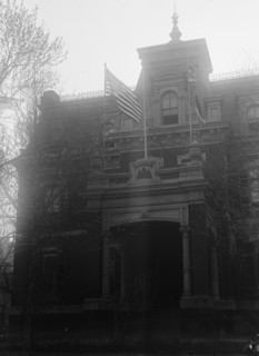British Embassy American Flag On Embassy, 1917.
