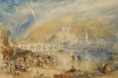 Heidelberg, with a Rainbow. Private Collection.