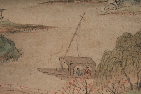 Landscape in the manner of the Wu School, 1841.