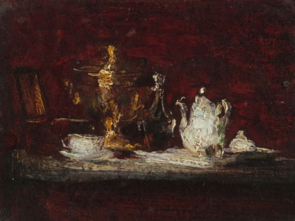 Nature morte au samovar, between 1866 and 1872.