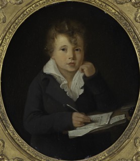 Portrait thought to be Ary Scheffer as a child.