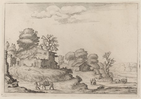 Rustic Landscape with Peasants and Horses, 1638.