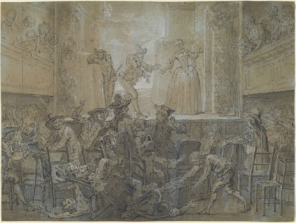 The Scene with the Tall Baguenodière, 1726/1727.