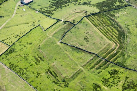 Whitley Castle Roman fort, Northumberland, 2018.