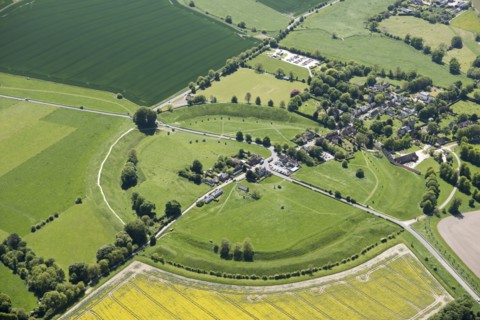 Avebury henge and stone circles, Wiltshire, 2018.
