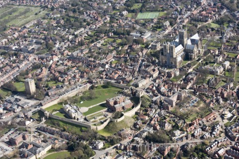 Lincoln Castle and Cathedral, Lincolnshire, 2018.