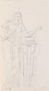 Statue of a Vestal Virgin, probably c. 1754/1765.