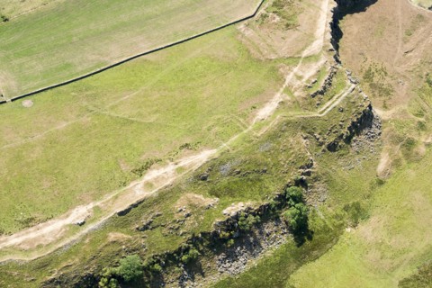 Milecastle 45, Hadrians Wall, Northumberland, 2018.