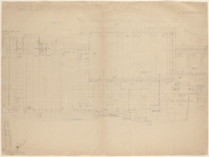The Erectheum, West Elevation [left half], c. 1898.
