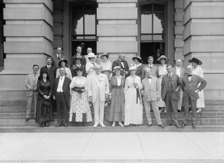 Group At US Capitol, 1916.  Creator: Harris & Ewing.