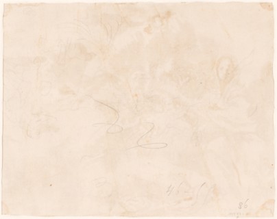 Sketch for the Flight into Egypt [verso], 1750/1755.