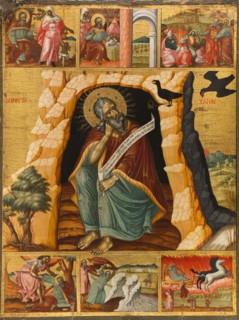 The prophet Elijah and scenes from his life, c.1700.