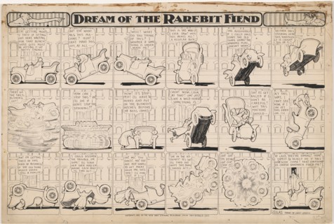 Dream of the Rarebit Fiend: Bucking Automobile, 1907.