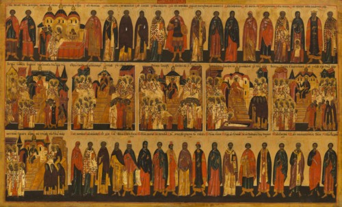 Menology of the month of July, between 1750 and 1800.