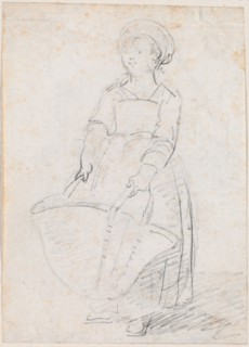 Little Girl with a Large Basket, probably c. 1754/1765.
