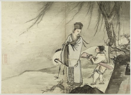 Poets and Immortals after Du Jin ?? (active 1465–1505).