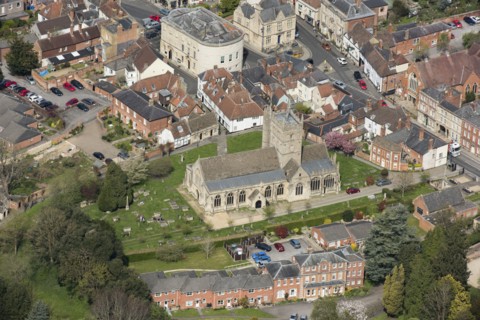 St John the Baptist's Church, Devizes, Wiltshire, 2017.