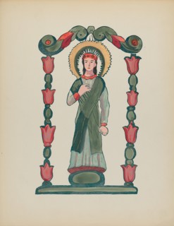 Unpublished Print for Immaculate Conception, 1935/1942.
