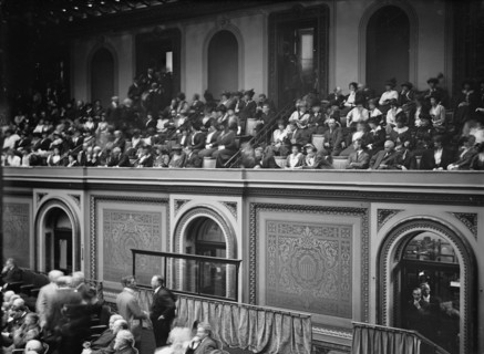 Wilson Before Congress...1913. Creator: Harris & Ewing.