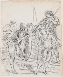 Group of Male Figures Conversing, probably c. 1754/1765.