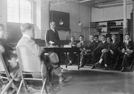 Camp Meade #2 - Drafted Men Leaving For Camp Meade, 1917.