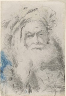 A Bearded Old Man Leaning His Head on His Hand, 1755/1762.