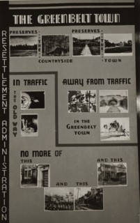 Poster by Record Section, Suburban Resettlement,  1935-12.