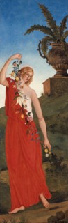 Les quatre saisons - Le printemps, c.1860. Spring allegory.