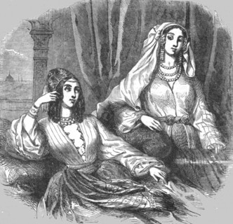 'Costume of the Women of Bucharest', 1854. Creator: Unknown.
