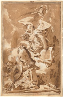 Saint Jerome in the Desert Listening to the Angels, c. 1732.