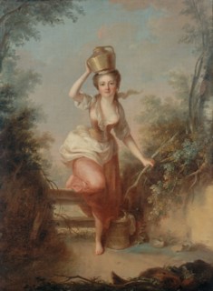 La Laitière, 18th century. Creator: Jean Baptiste Marie Huet.