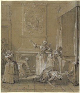 On trouve le corps mort de l'hote que l'on avait cache, 1727.
