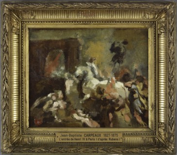Triumphal entry of Henri IV into Paris, after Rubens, c.1858.